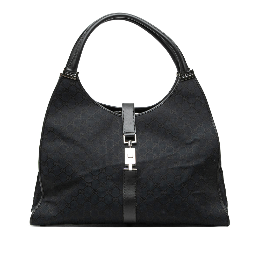 Pre-Loved Gucci GG Canvas Jackie Bardot Travel Bag